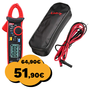 Instrument UT-210 E MINI TRUE RMS STRUJNA KLIJEŠTA 100 A AC/DC, Uni-trend