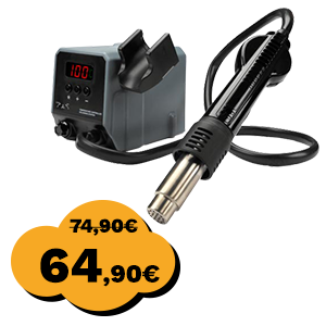 Lemna stanica ZD-8908 na vrući zrak, 300W s regulacijom