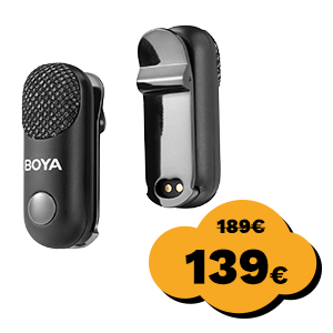 Mikrofon BOYA Magic-02, bežični, USB C, crni