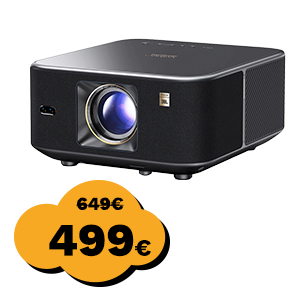 Projektor YABER K3, FHD, 1600ANSI, HDMI, USB, WiFi, Bluetooth 5.0, RJ45, zvučnik, Google, crni