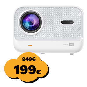 Projektor YABER L2s, FHD, 1.38:1, 700ANSI, HDMI, USB, WiFi, Bluetooth 5.0, zvučnik, bijeli