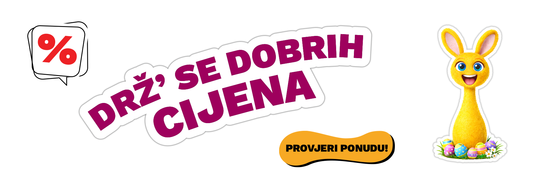 Drž' se dobrih cijena općeniti 1800x600px
